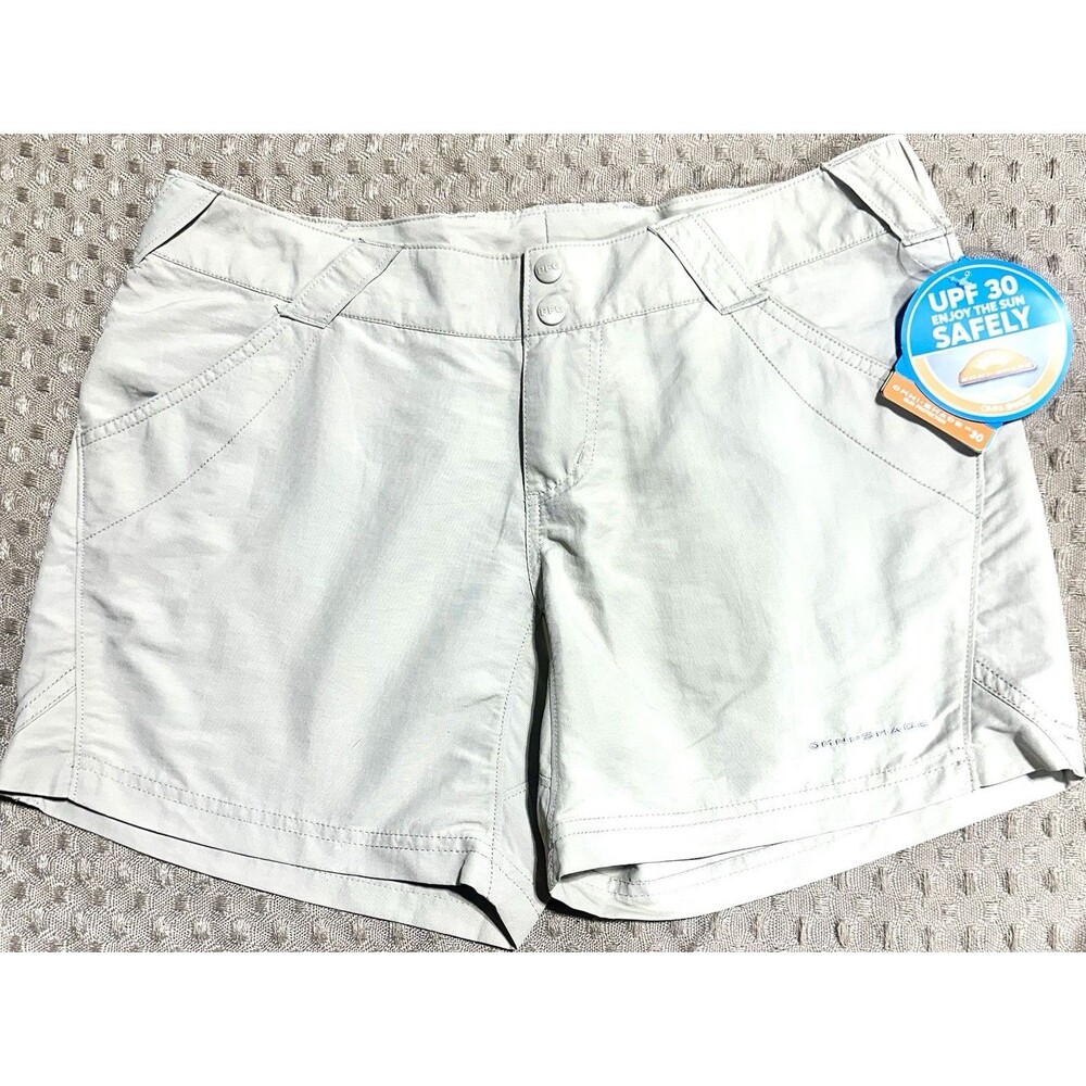 Columbia PFG Omni-Shade UPF 30 UV Protection Women’s Beige Shorts M 5"